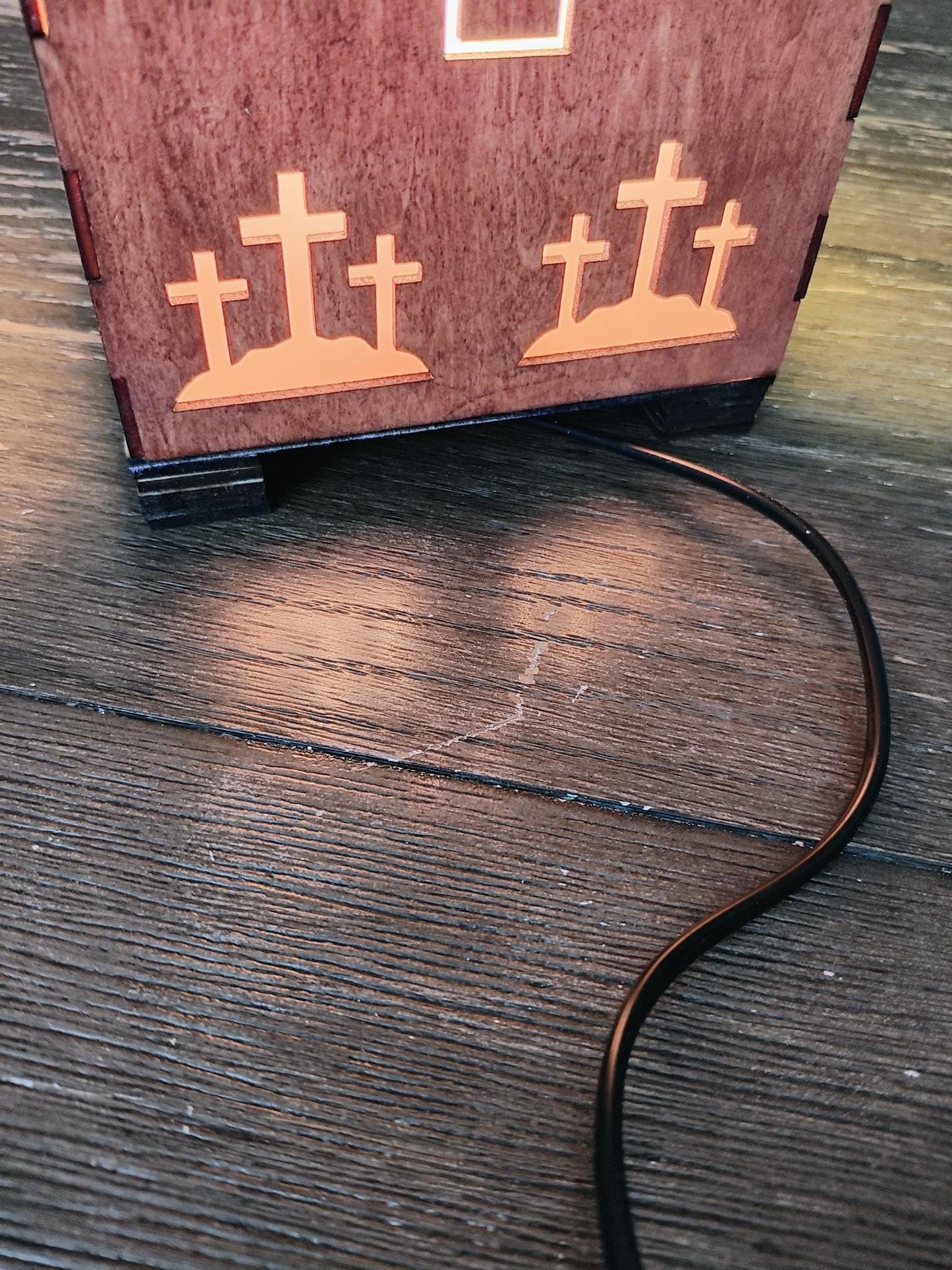 Wooden Easter Night Light/Lamp