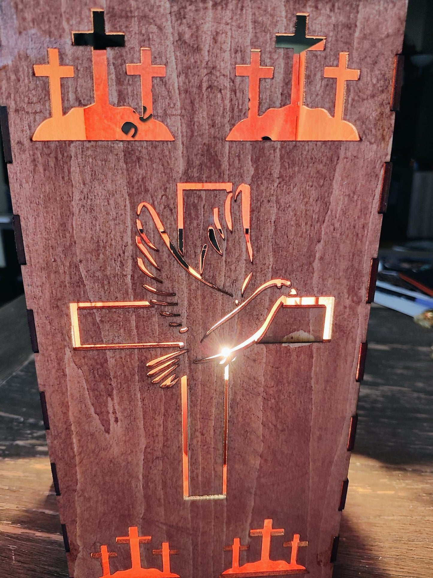 Wooden Easter Night Light/Lamp